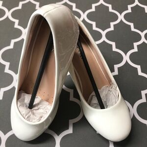 Little Girls' Toddler Girls Angel Girls Shiny White High Hill Flower Dress Shoes